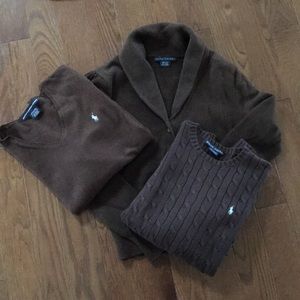 3 Ralph Lauren Sweaters
